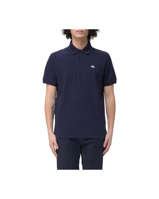 Polo Shirts Etro de hombre de color Blue