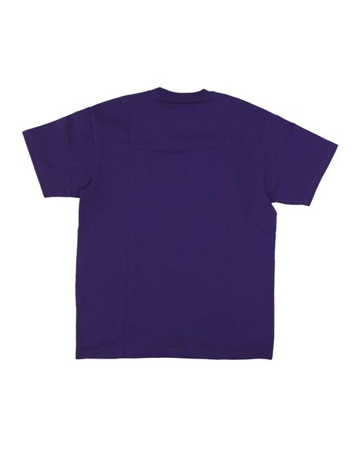 Carhartt Schwarzes onyx tee streetwear shirt in Purple für Herren