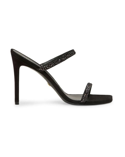 Heeled Mules di Stuart Weitzman in Black