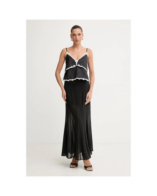 Pinko Canazei Top in het Black