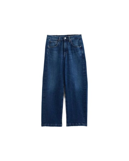 AG Jeans Blue Loose Fit Jeans