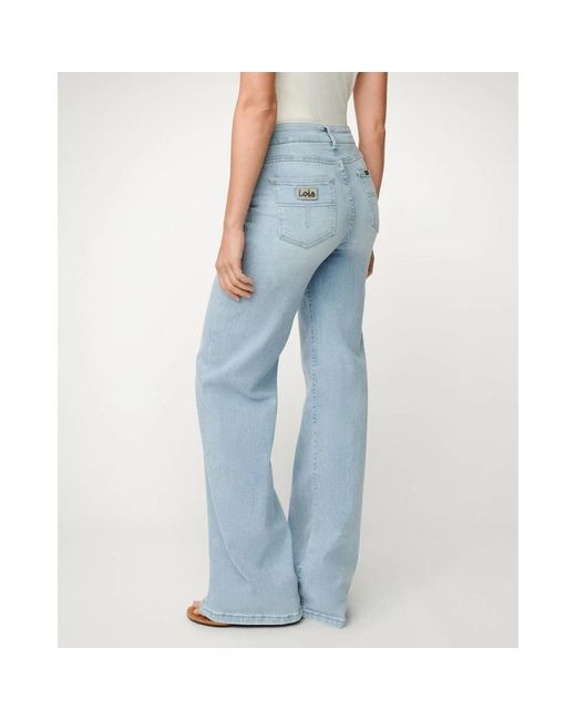 Lois Blue Wide Trousers
