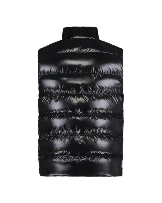 Moncler Black Vests for men