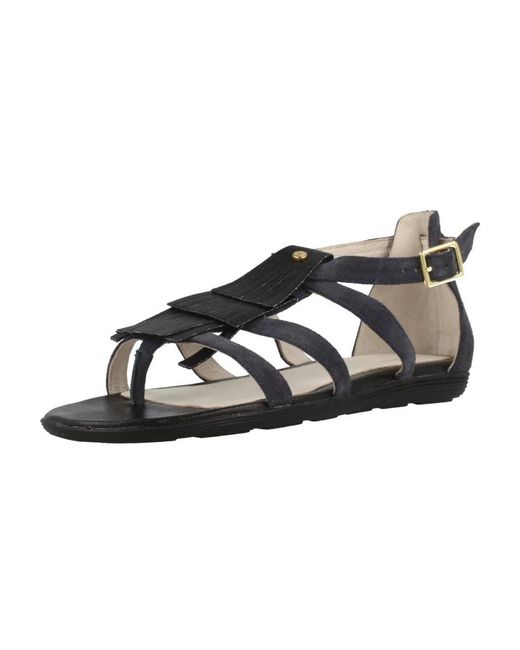 Flat Sandals di Stonefly in Black