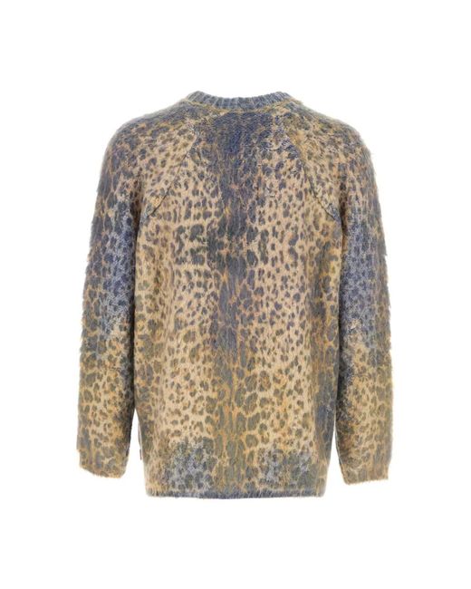 DIESEL Blue Cardigans for men