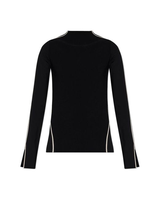 Sportmax Black Long Sleeve Tops