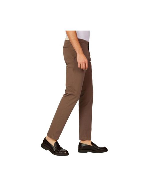 BRIGLIA Gray Chinos for men