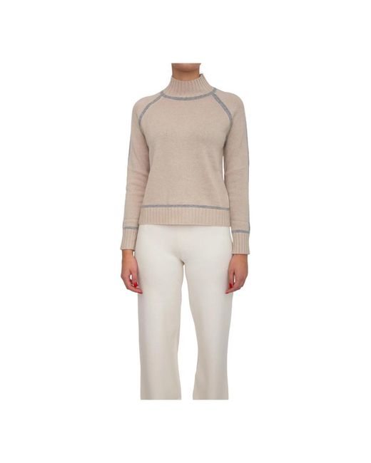 Max Mara Pescara Turtleneck in het Natural