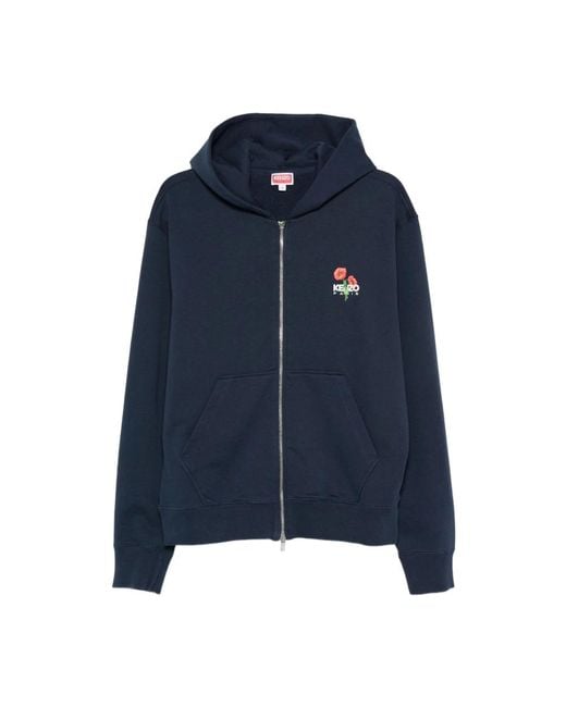 KENZO Blue Zip-Throughs for men