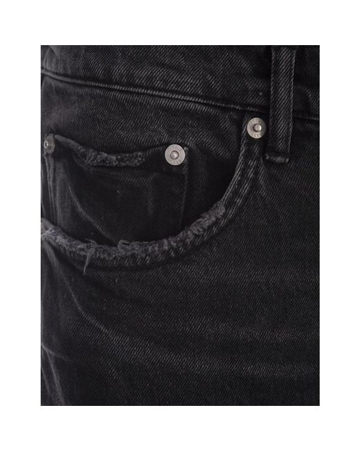 Purple Brand Schwarze skinny jeans mit einzigartigen details in Blue für Herren