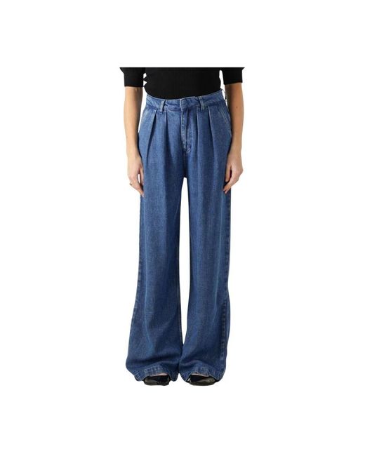 Circle Of Trust Blue Wide Leg Dnm Jeans Lori