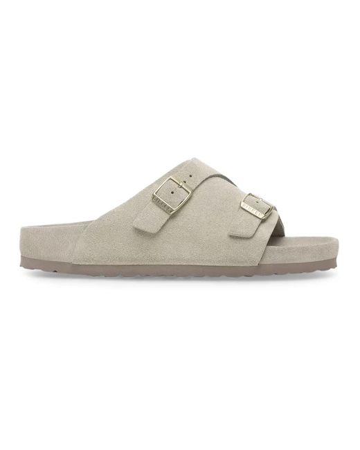 Birkenstock Gray Sliders for men