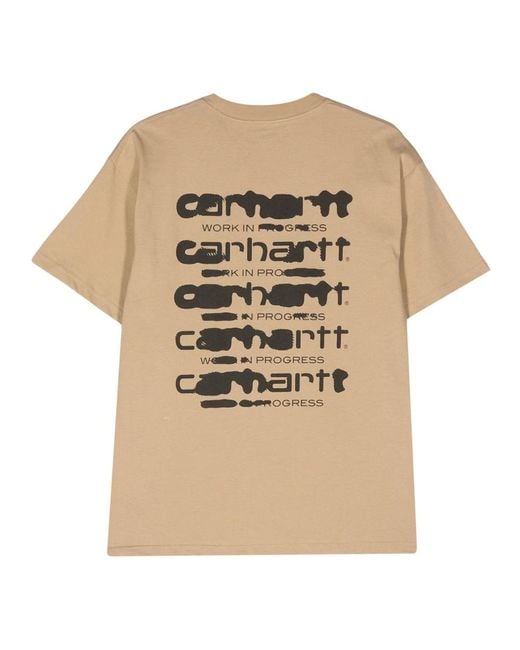 Carhartt Tintenklecks t-shirt in Natural für Herren