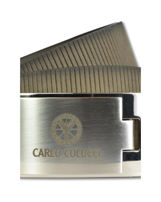 carlo colucci Green Belts for men