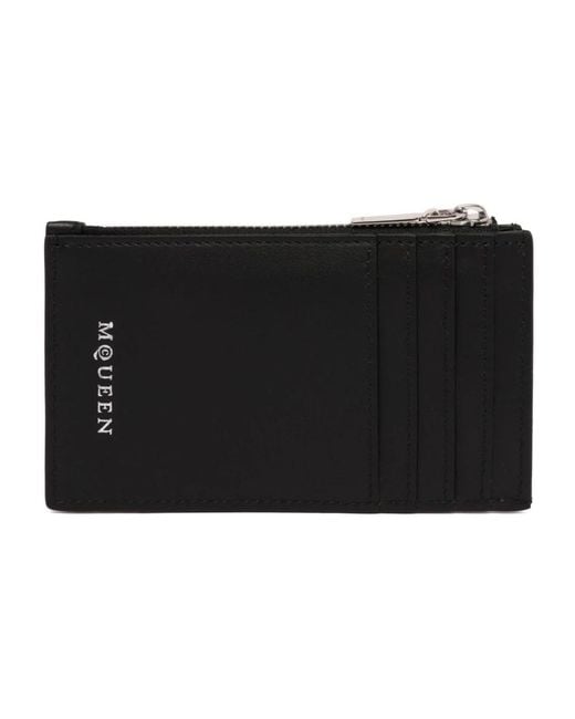 McQueen Black Wallets & Cardholders for men