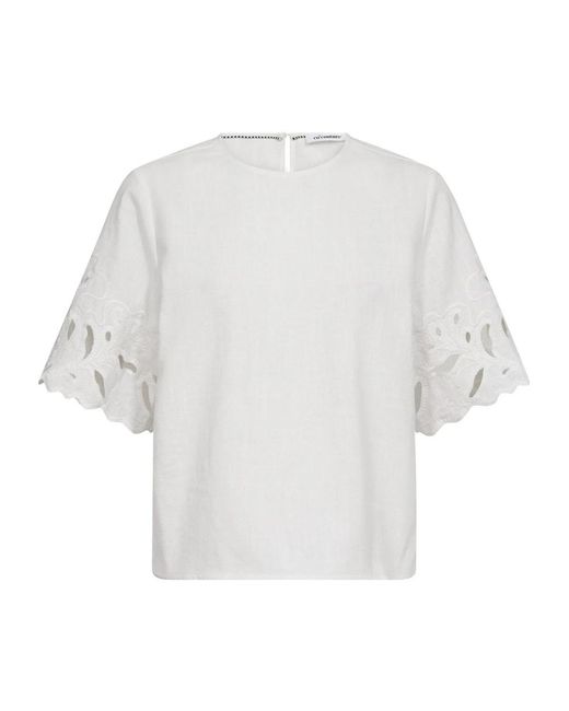 co'couture Overhemden ,Wit ,Blouses in het White