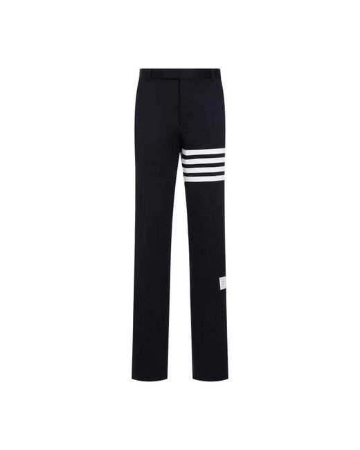 Thom Browne Black Slim-Fit Trousers for men