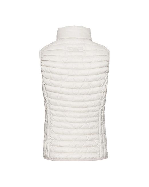Camel Active Jassen ,Wit ,Gerecyclede Polyamide Vest in het White