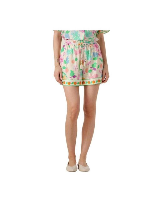 FABIENNE CHAPOT Green Grüne Boy Shorts Für Sonnige Tage