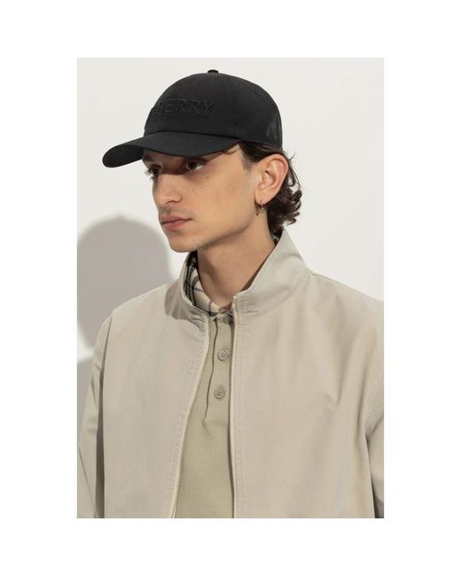 Caps di Burberry in Black da Uomo