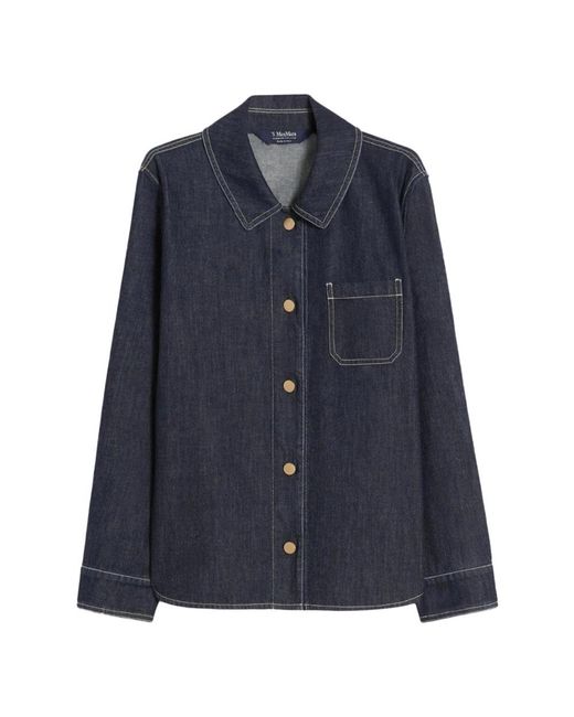 Max Mara Blue Denim Shirts