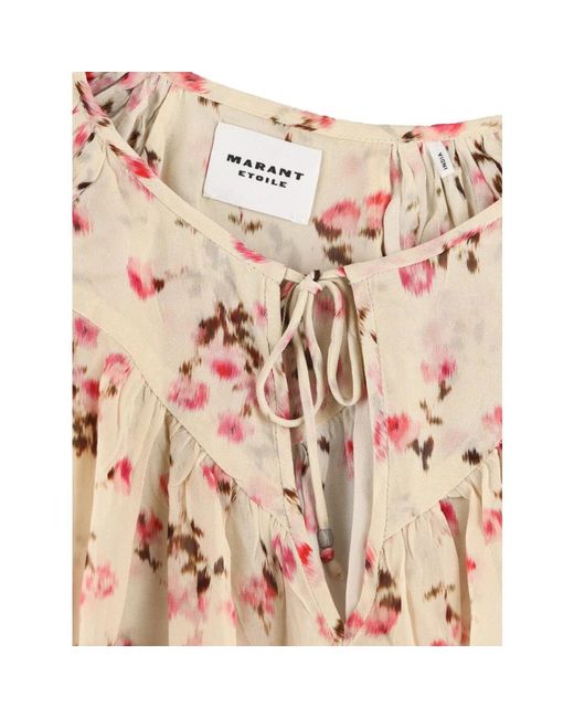 Isabel Marant Overhemden ,Katoen Idety Blouse in het Natural