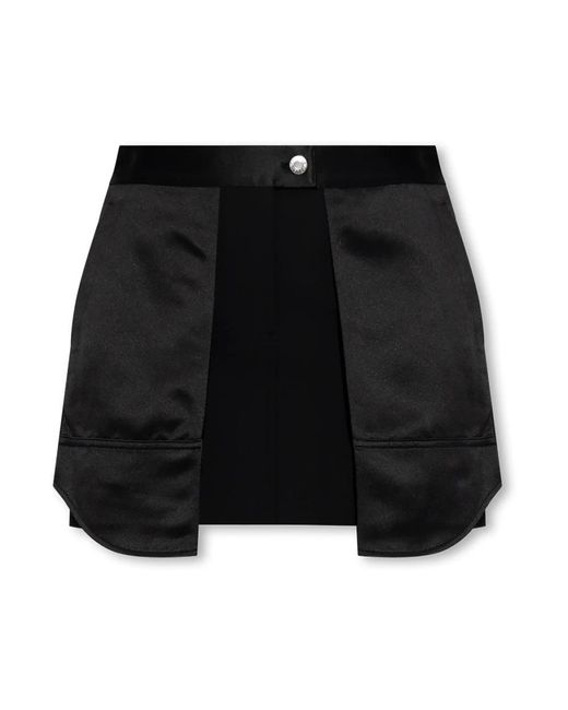 Helmut Lang Black Short Skirts