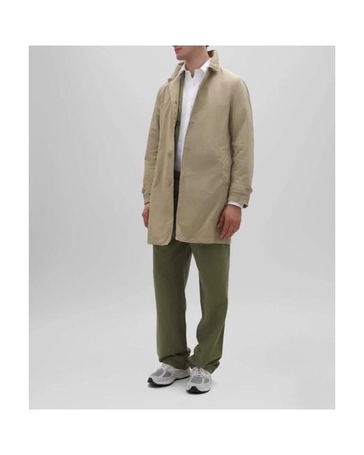 Aspesi Natural Single-Breasted Coats for men