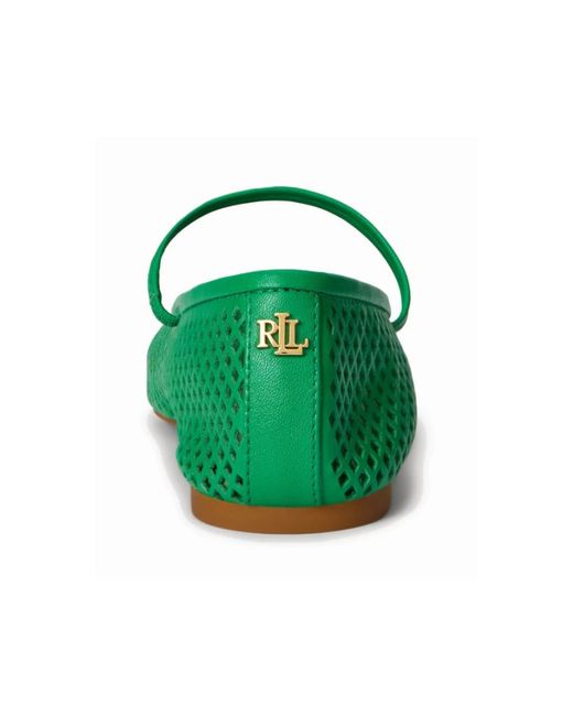Ralph Lauren Green Ballerinas