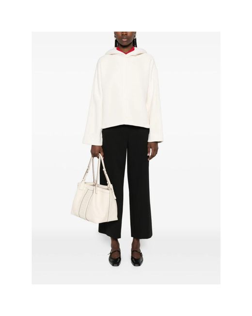 Wide Trousers Max Mara de color Black