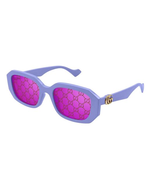 Gucci Purple Gg1535S Linea Gg Logo Sunglasses