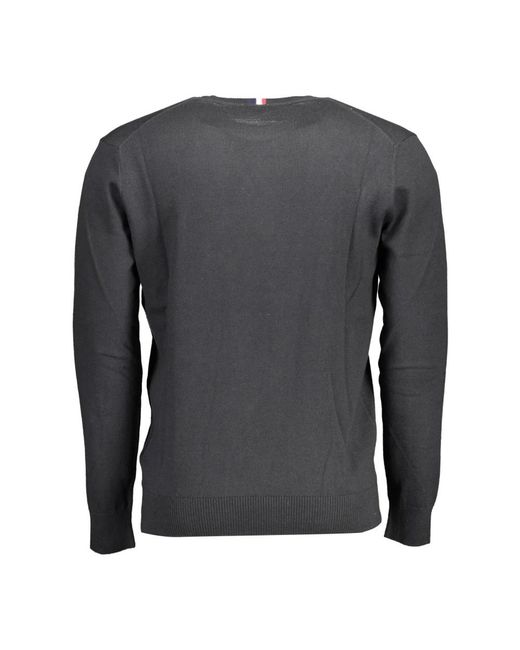 U.S. POLO ASSN. Gray Round-Neck Knitwear for men