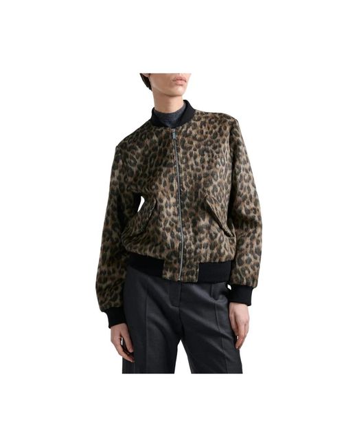 Barbara Bui Black Bomber Jackets