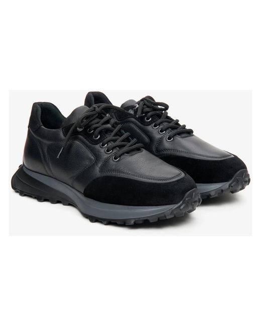 ESTRO Black Sneakers for men