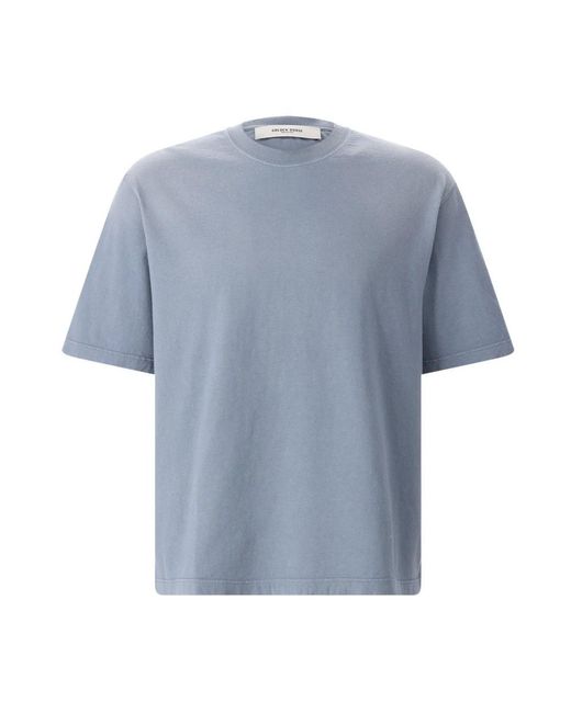 Golden Goose Deluxe Brand Blue T-Shirts for men