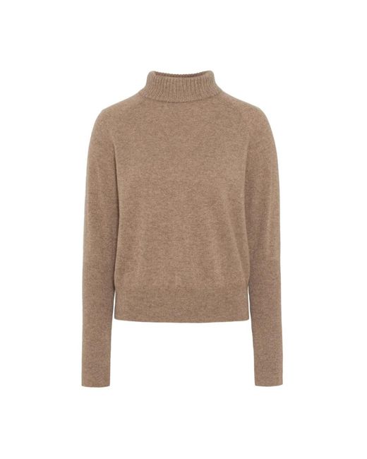 Turtlenecks Envelope de color Natural