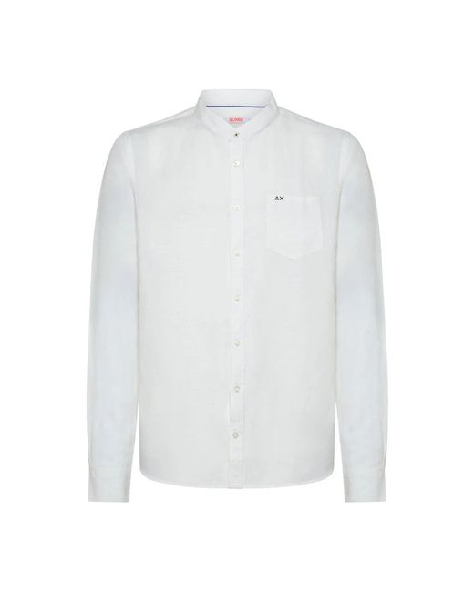 Sun 68 White Formal Shirts for men
