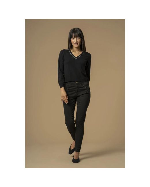 V-Neck Knitwear Kocca en coloris Black
