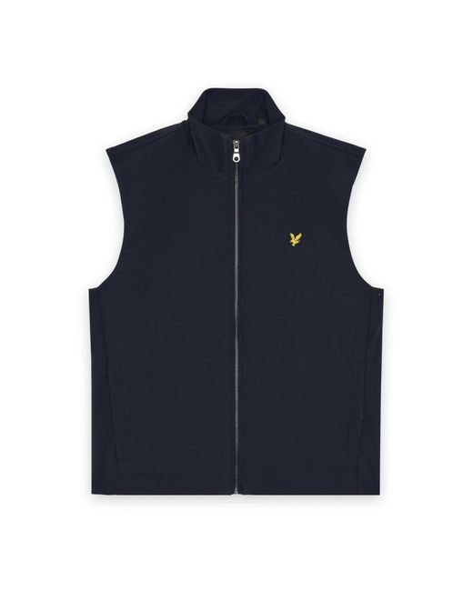 Lyle & Scott Blue Waistcoats for men