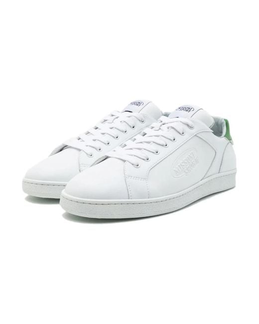 Missoni White Cassetta Low Sneakers