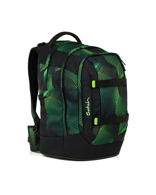 Satch Tassen ,Veelkleurig ,Polyester Rugzakken in het Green