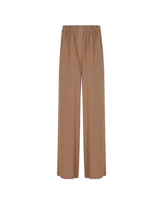 FEDERICA TOSI Brown Wide Trousers