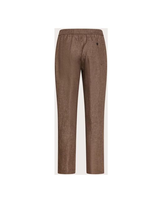 Straight Trousers Seventy en coloris Brown