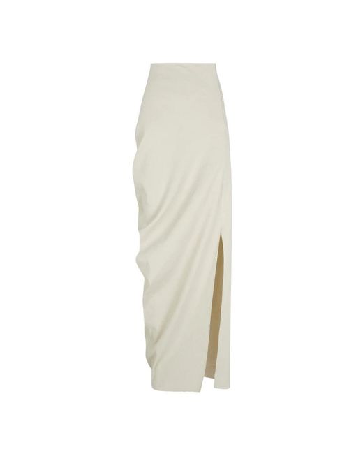 Cortana Rokken ,Linnen Arne Skirt in het White