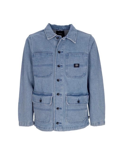 Vans Blue Denim Jackets for men