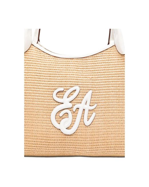 Emporio Armani Natural Tote Bags