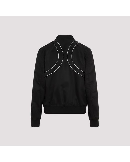 McQueen Bomberjack Met Rits in het Black voor heren