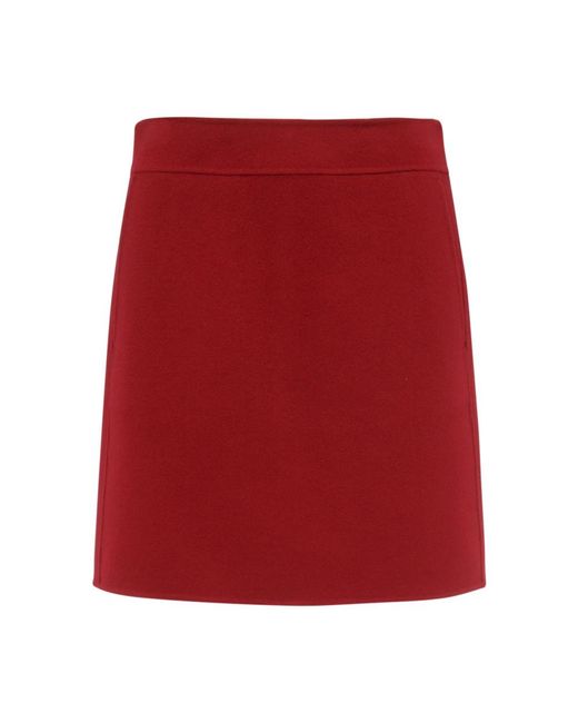 Max Mara Rokken ,Rood ,Elegante Aida Jurk in het Red