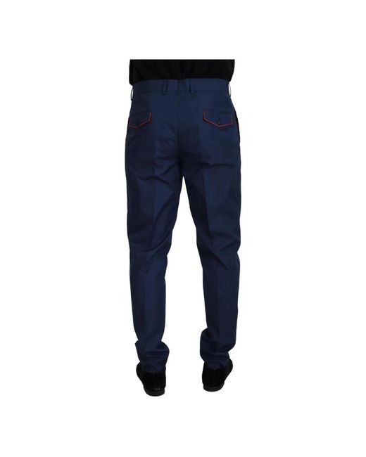 Dolce & Gabbana Blue Chinos for men