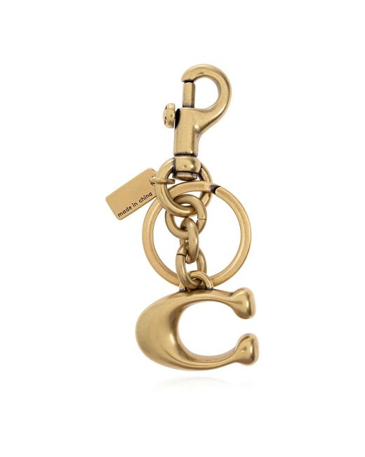 Keyrings di COACH in Metallic